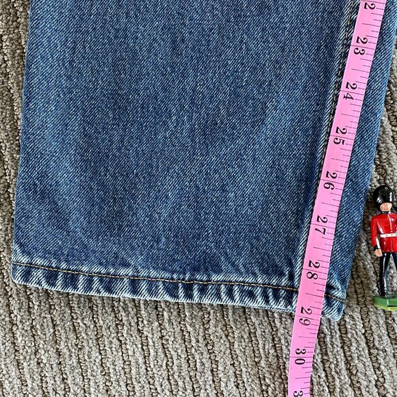 34x30 AMAZING Vintage 2001 Levi's 550 Jeans Made in USA! 100% cotton - Picture 12 of 12